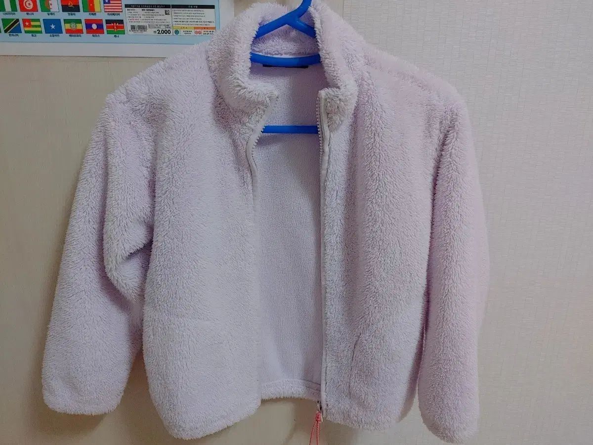 【正規品，品質保証】 トップテンキッズ フリース 120サイズ ラベンダーと白 2枚 その他