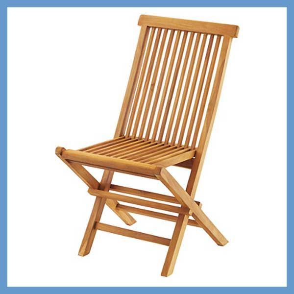 ２脚セット 天然木 チーク のフォールディングチェア W 47×D 60.5×H 89×SH 45 cm No.330