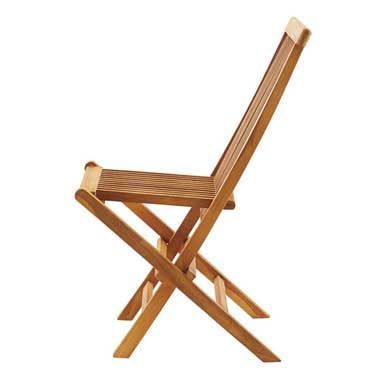 2脚セット 天然木 チーク のフォールディングチェア W47×D60.5×H89×SH45cm No.330