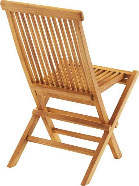 チーク のフォールディングチェア