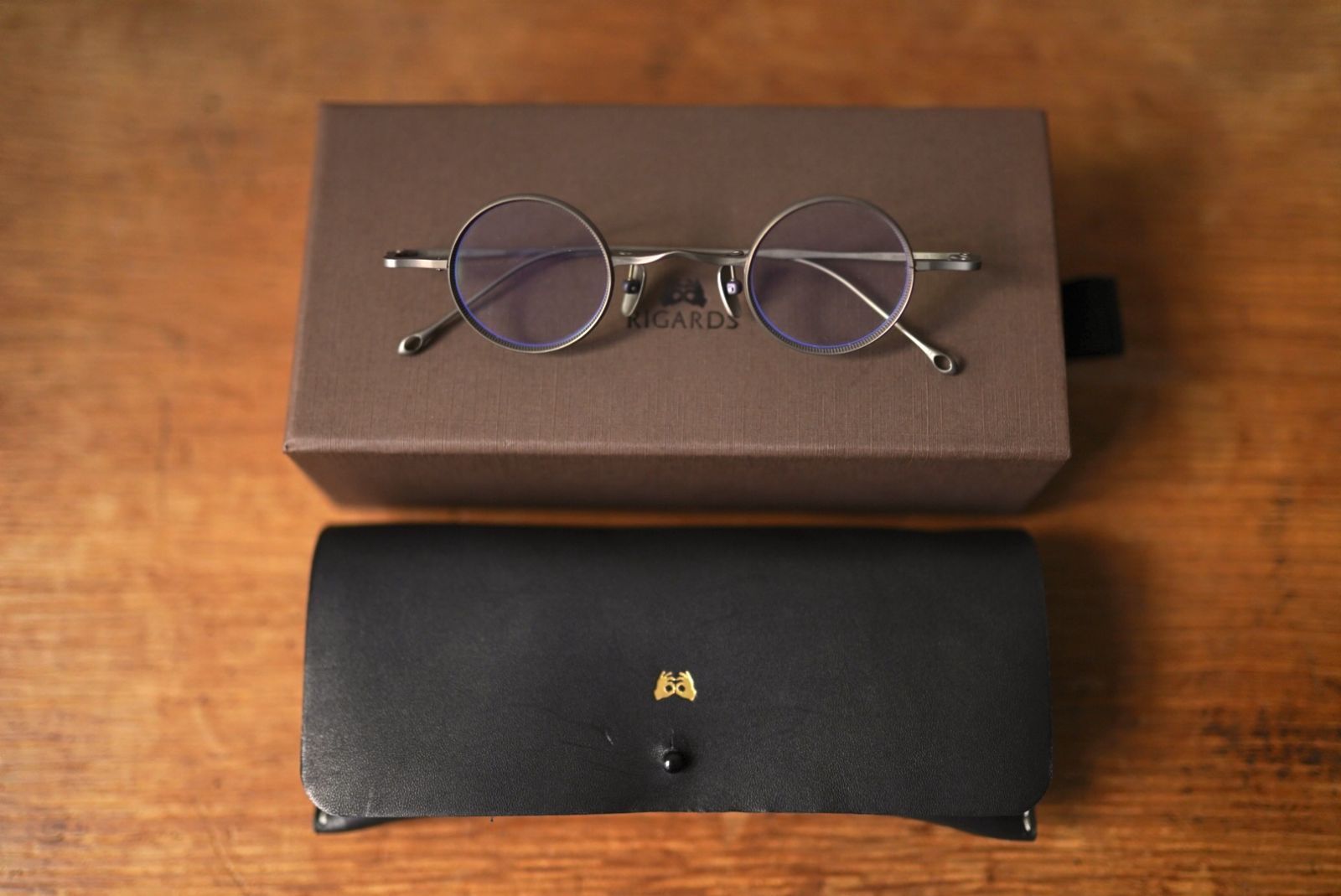 チタンフレームラウンドアイウェア 眼鏡 RIGARDS リガーズ