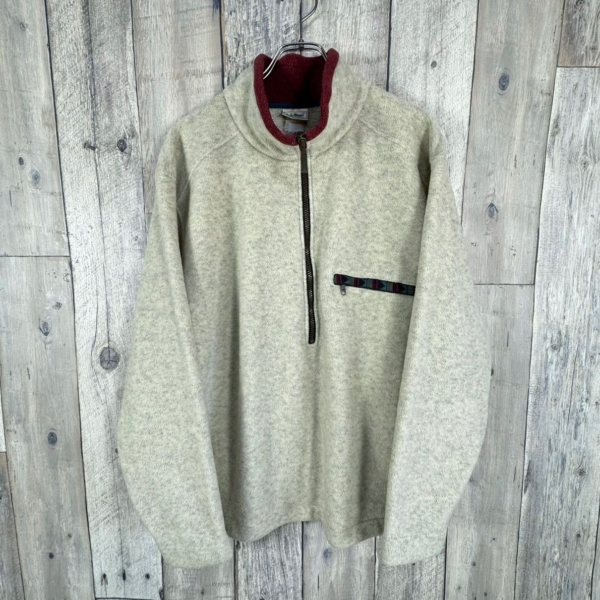 OLD L.L.BEAN 80s エルエルビーン ハーフジップ フリース トレーナー ジャケット