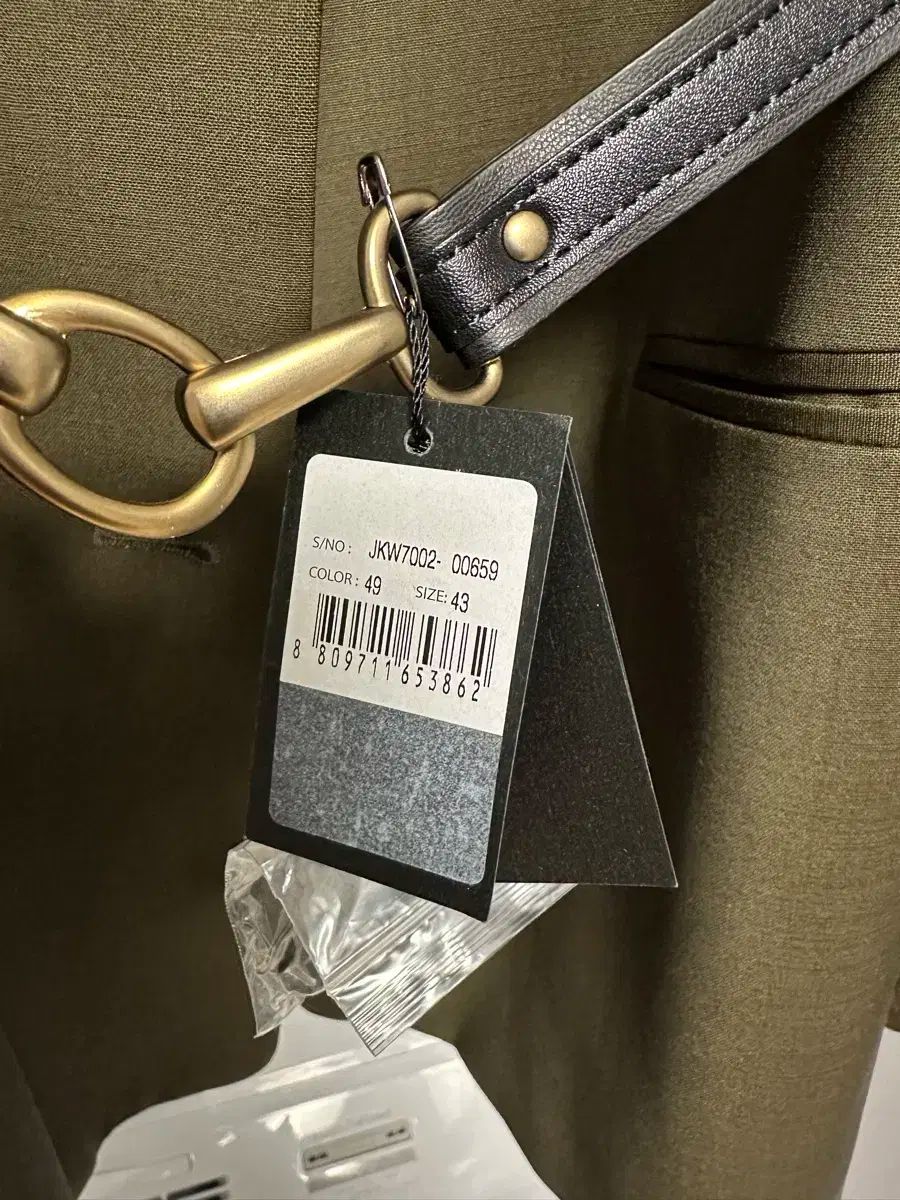 マージュ カーキ ジャケット 55程度 タグ付き