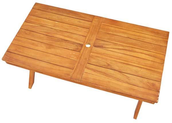 パラソル用ホール有