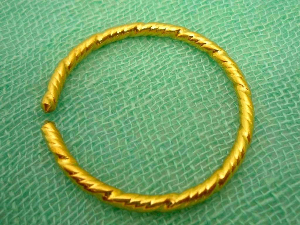 必見 オルゴンリング 指輪 貼付用 足指用 ゴールド-シルバー セット 形状変更可 波動 エネルギー リングソーマセラピー オルゴン越野E7 KANDAIZUMI_COM