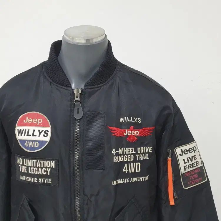 ジープ メンズ95 ダックダウン MA-1ジャケット アルティメットアドベンチャー ブルゾン