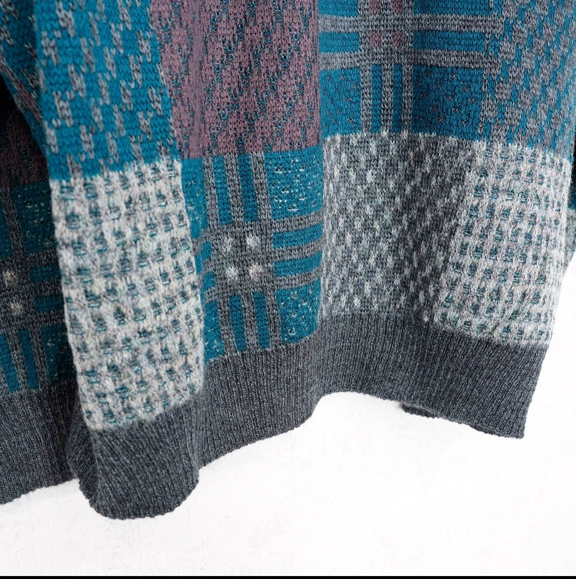 CARDIGAN|ヨーロッパ古着レトロ柄デザインニットカーディガン