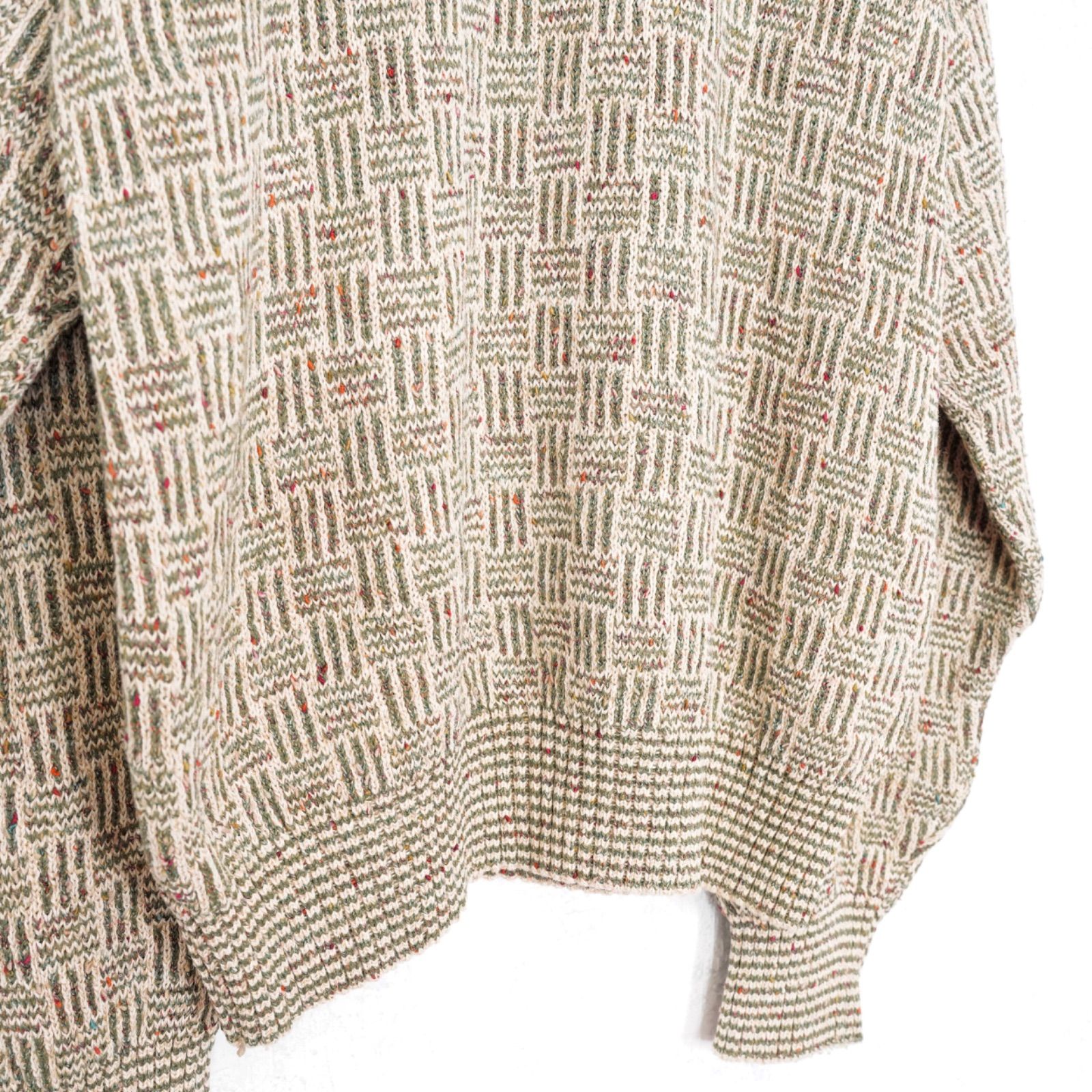 KNIT|アメリカ古着柄デザインミックスニット