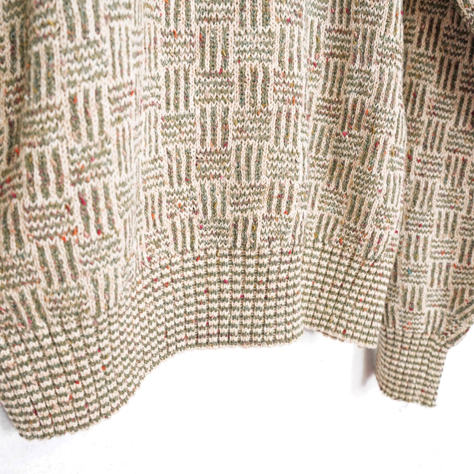 MIX KNIT|アメリカ古着柄デザインミックスニット