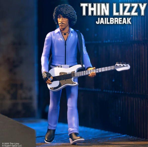 シン リジィ フィギュア Thin Lizzy Phil Lynott (Jailbreak) Super7
