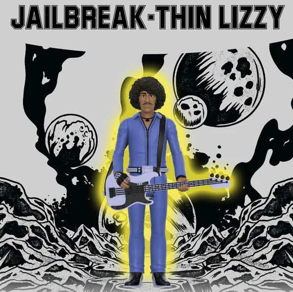 シン リジィ フィギュア Thin Lizzy Phil Lynott (Jailbreak) Super7