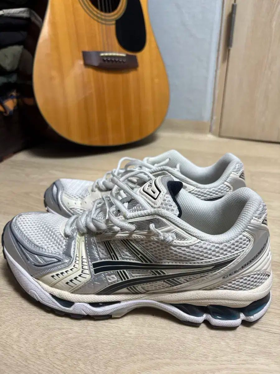 270|正規品 asics アシックス ゲル カヤノ14 ホワイトミッドナイト|使用感 적음
