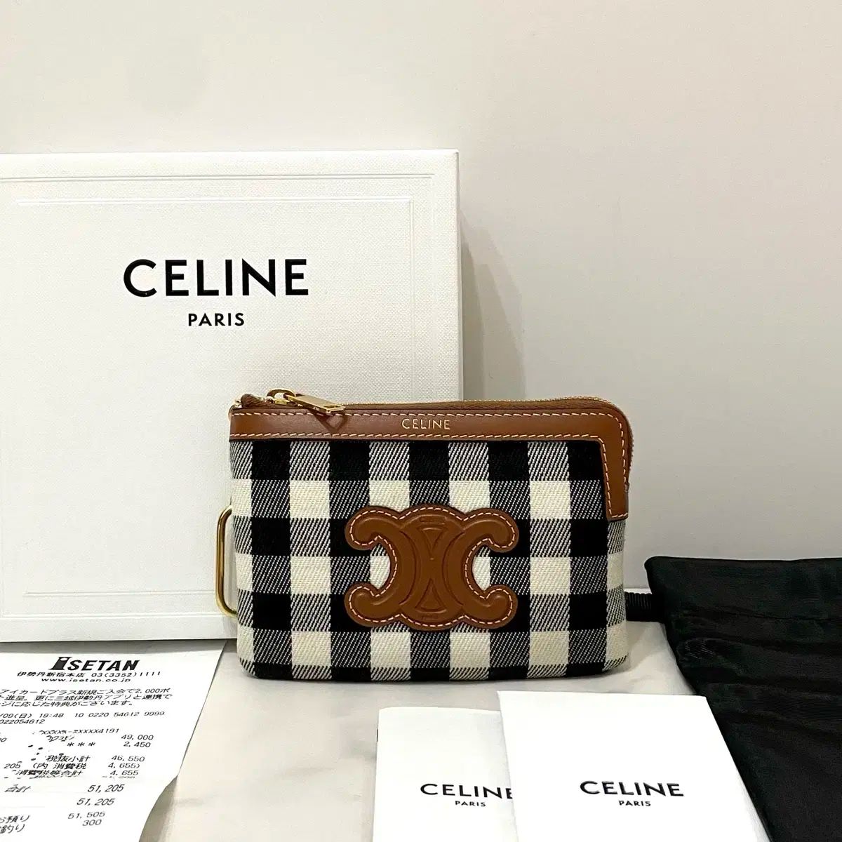 セリーヌ コイン パース ビッシュ ポーチ カードウォレット 10C662GI2