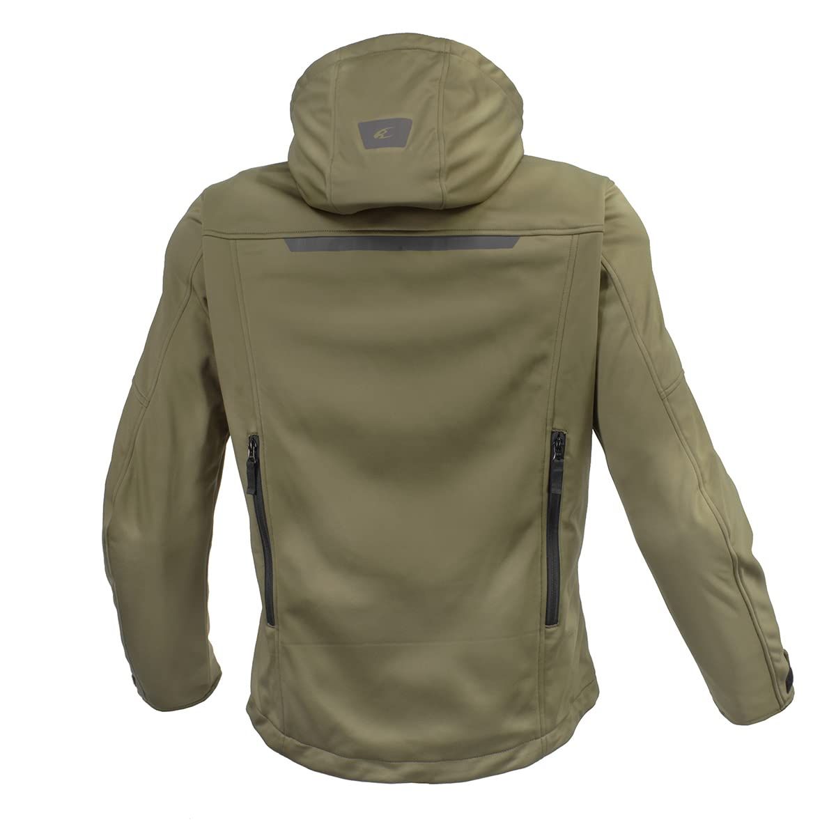  コミネ バイク用 ジャケット JK-6022 プロテクトソフトシェルシステムパーカ Olive 3 XL ジャケット バイクウェア 装備