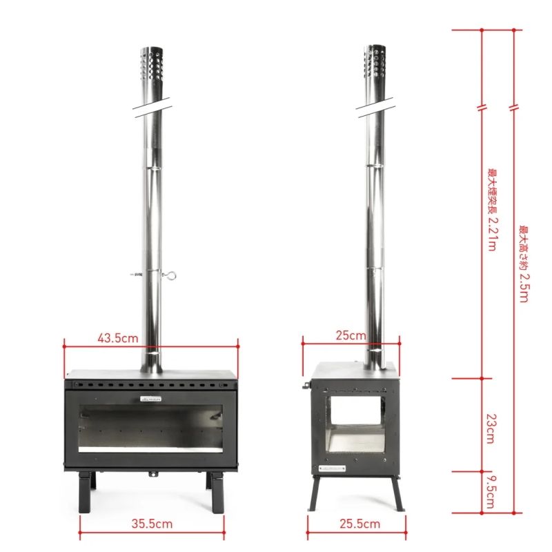 マウントスミ Mt.SUMI アウトドア薪ストーブ ミドラ Woodstove MIDORA OLIVEOS_COM_TR