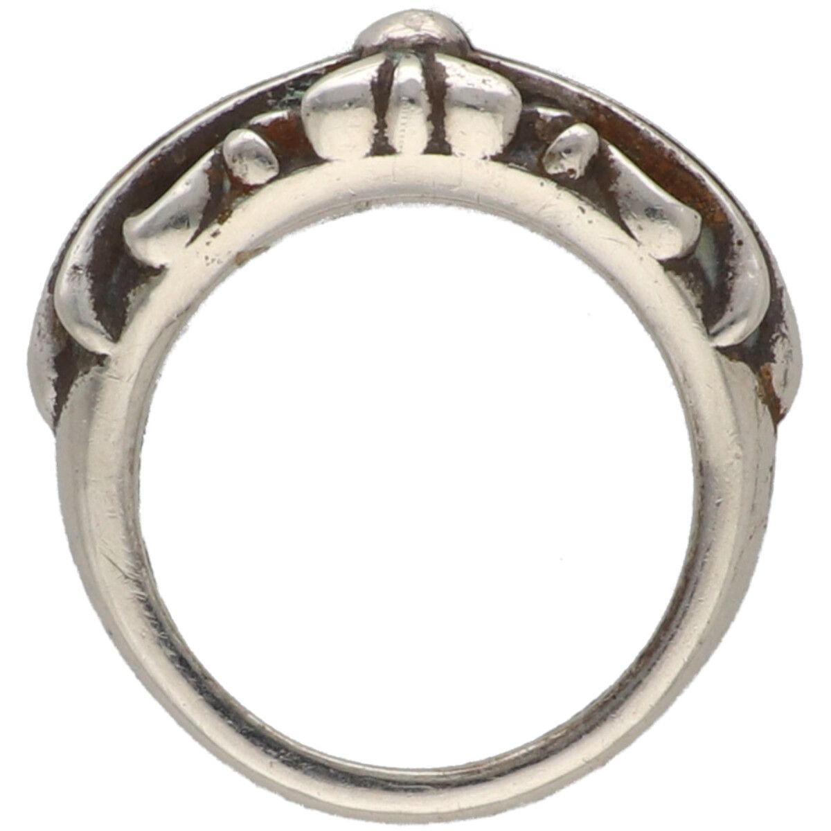 CHROME HEARTS クロムハーツ ベイビークラシックフローラルクロスリング 5.5号 SV925 シルバー 指輪 アクセサリー 25033051 RS GULLKHAN_COM