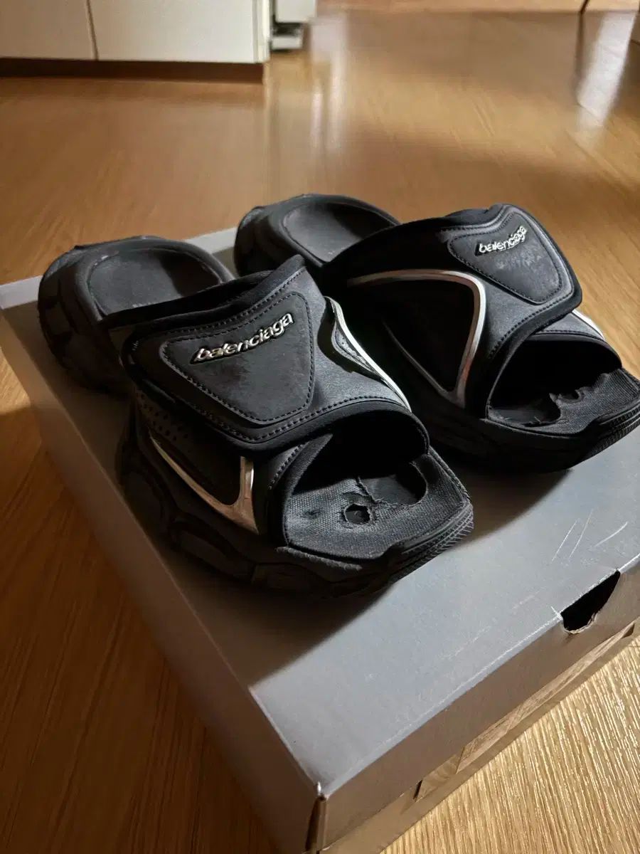 バレンシアガ 3XL スライド サンダル スリッパ ブラック