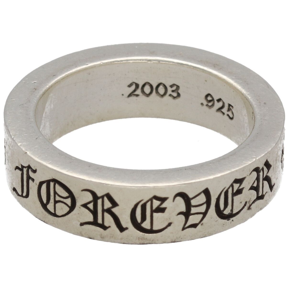 CHROME HEARTS クロムハーツ スペーサーリング 6MM CH FOREVER 18号 SV925 シルバー フォーエバー 指輪 アクセサリー 25032938 RS
