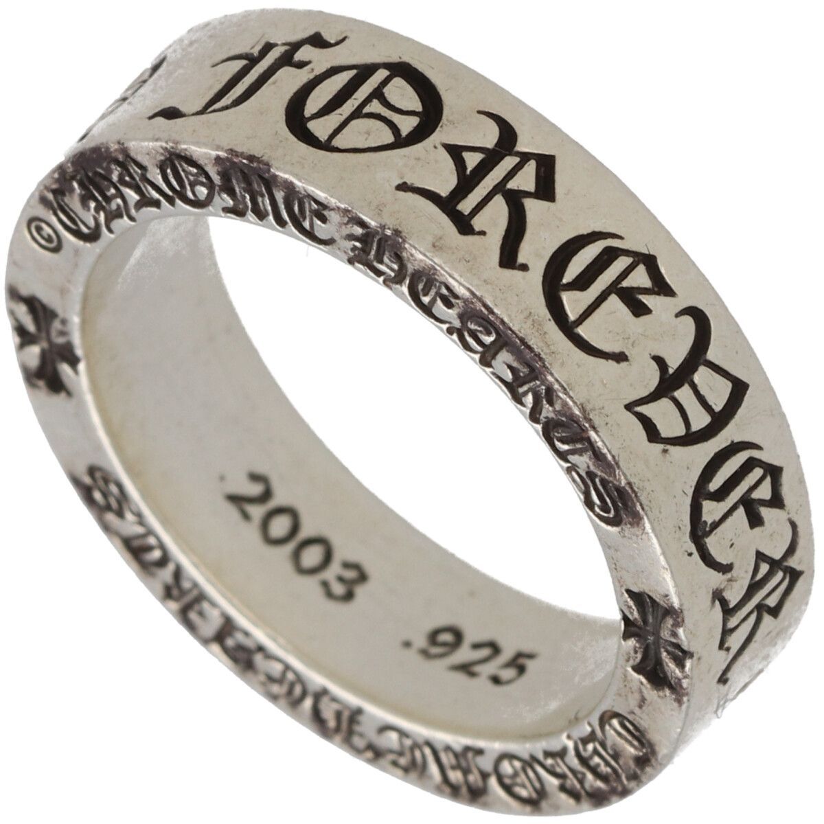 CHROME HEARTS クロムハーツ スペーサーリング 6MM CH FOREVER 18号 SV925 シルバー フォーエバー 指輪 25032938 RS