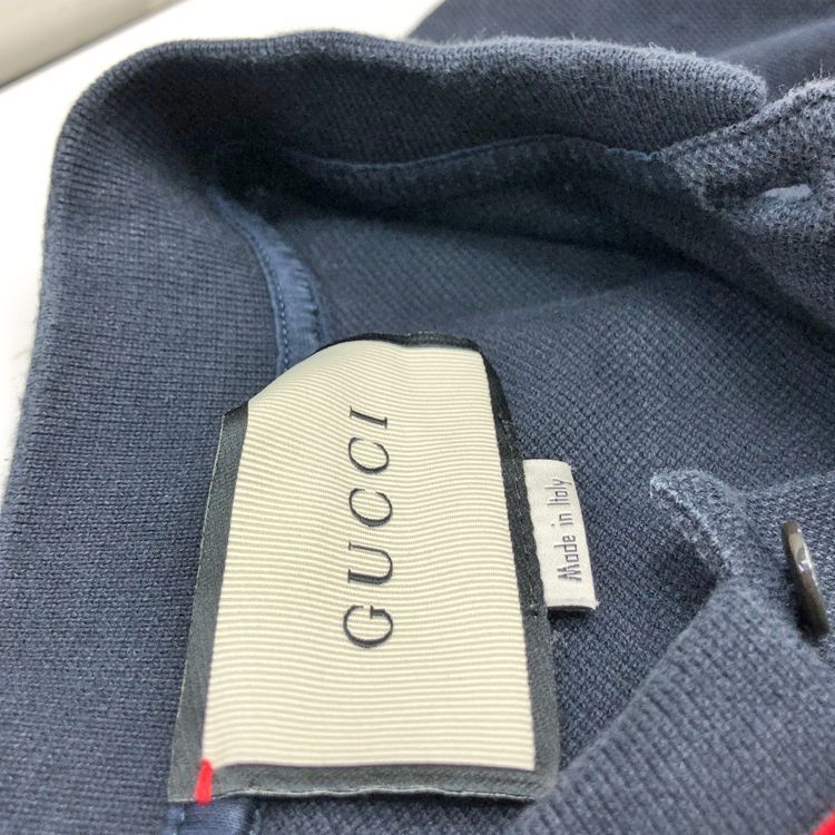 ポロTシャツ ネイビー×レッド