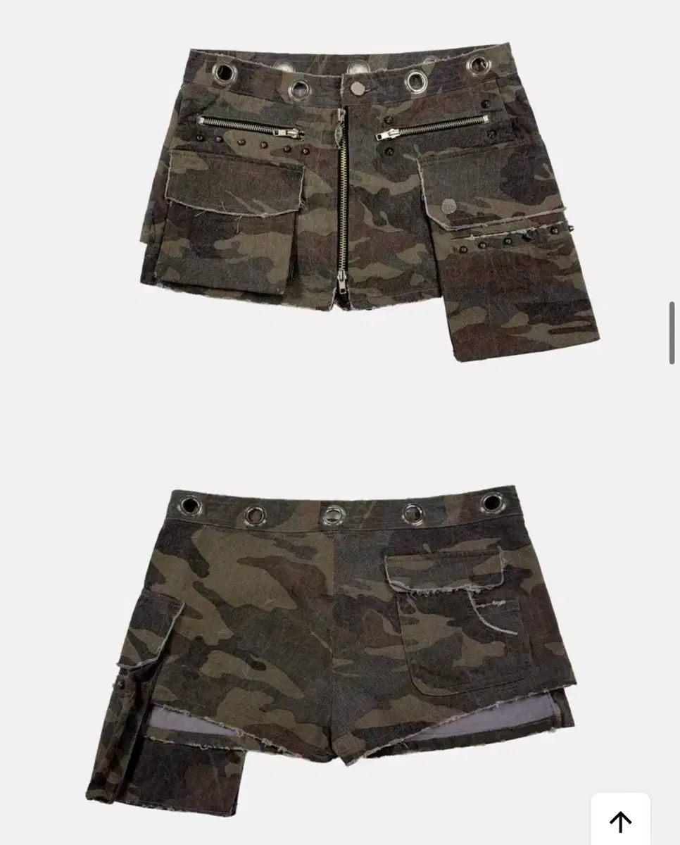 カモフラージュ ミニスカート