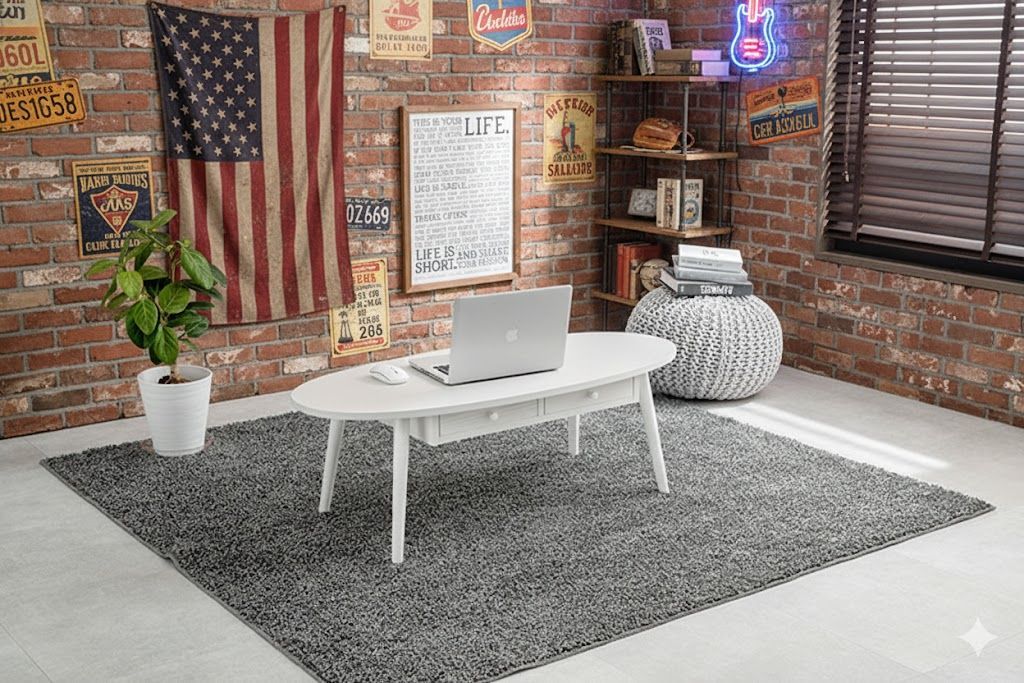 送料無料 E 訳あり ♥ 広めの センターテーブル 両面 引き出し付き 110cm FF16749 MARWIL-DEMENAGEMENTS_CH