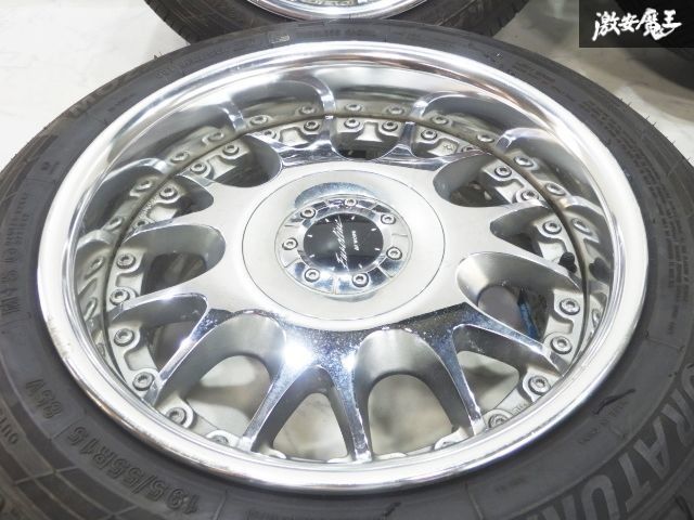 ○WORK ワーク EUROLINE/ユーロライン MH 15インチ 7.5J ＋38/8J ＋35