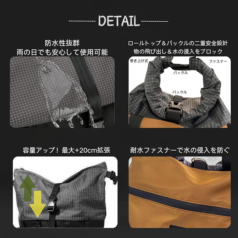 YCD リュックサック リュック登山 30l 40l 大容量 防水 撥水 軽量 おしゃれ 人気 リュックメンズ カジュアル バックパック ザック りゅっく アウトドア 旅行 トラベル スポーツ ハイキング キャンプ トレッキング 通学 レディース OLIVEOS_COM_TR