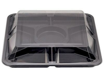 KS-66B 黒（フタセット） 良い KS−67B黒 | オードブル オードブル皿