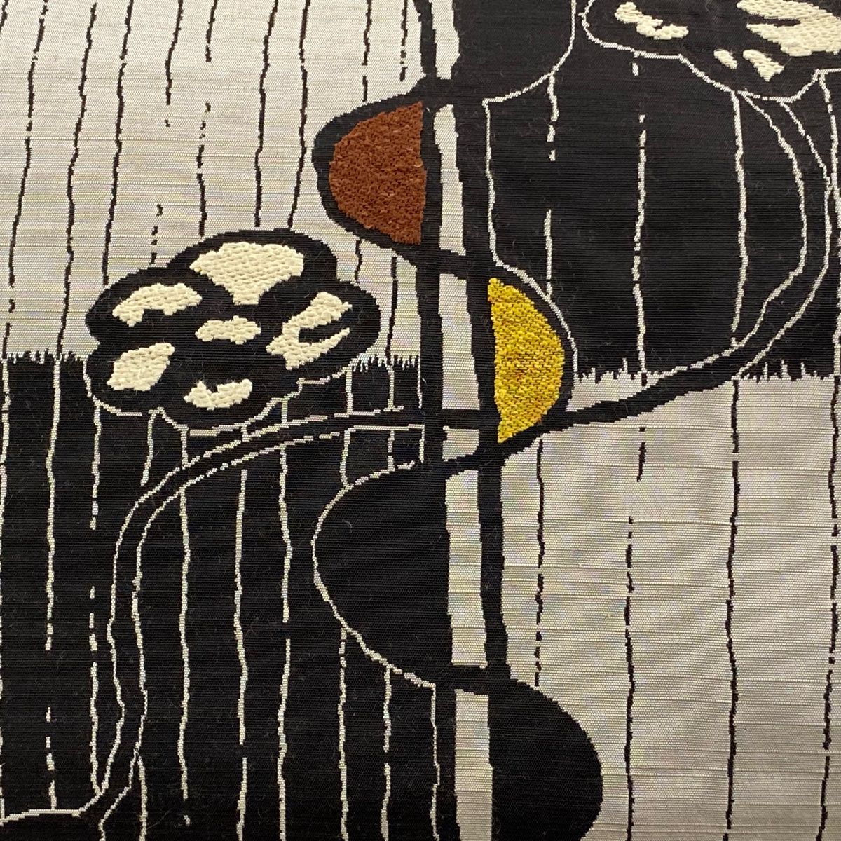 帯3352 ●高級 正絹 ぜんまい紬 全通 袋帯 帯3352 ○高級 正絹 ぜんまい紬 全通 袋帯