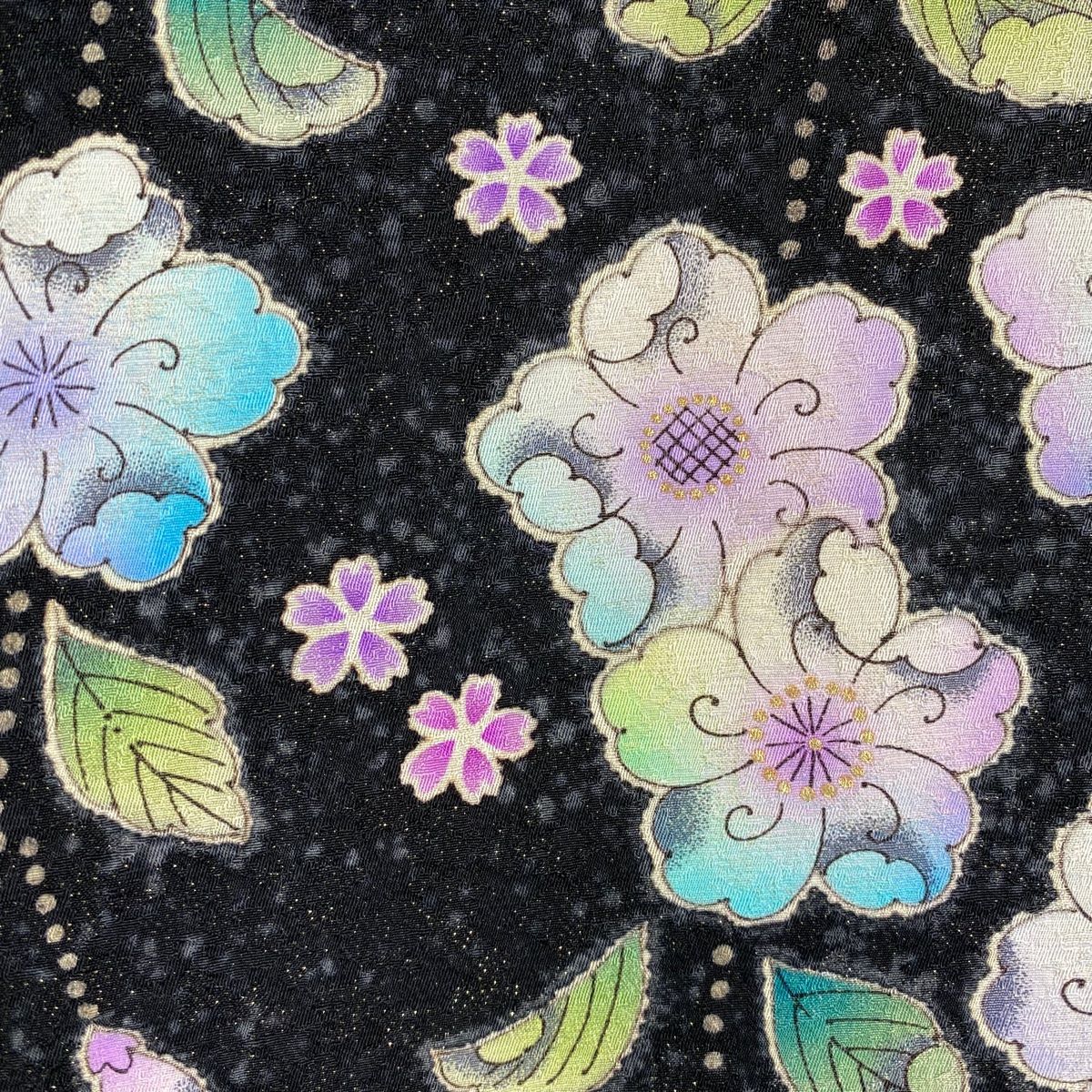 袷 辻が花柄