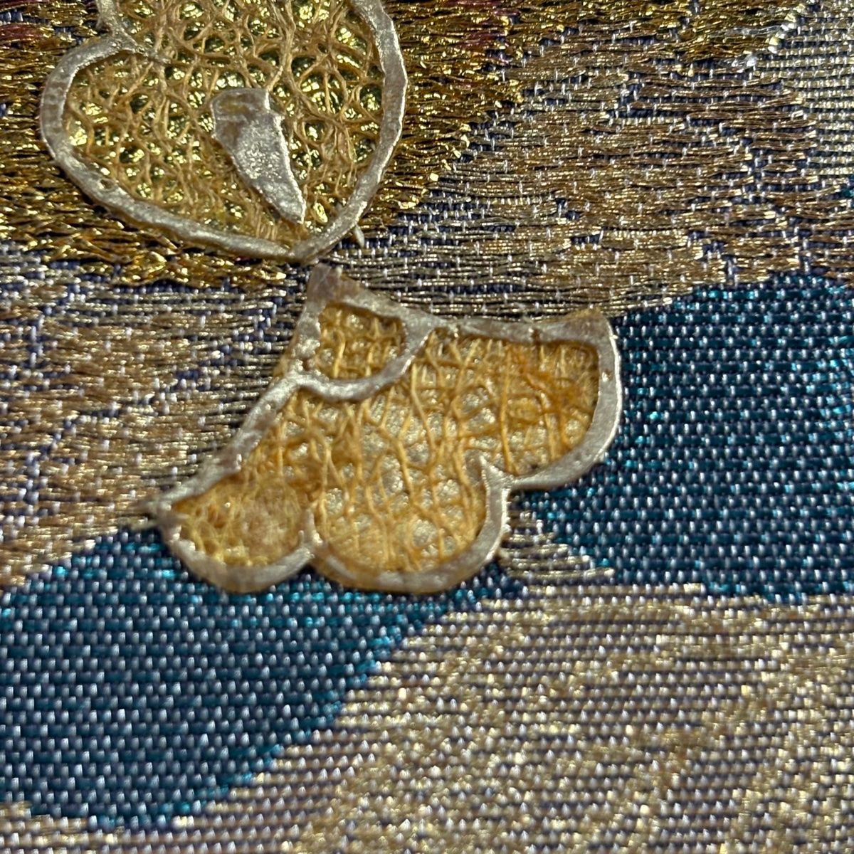 袋帯 名品 じゅらく 落款 花唐草 華文 紫 六通 正絹 【中古】 - メルカリ