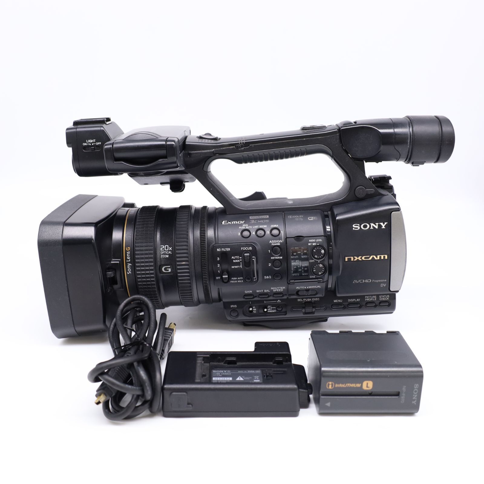 SONY ソニー HXR-NX3 NXCAM 業務用 HDビデオカメラ 動作品 Amazon.co