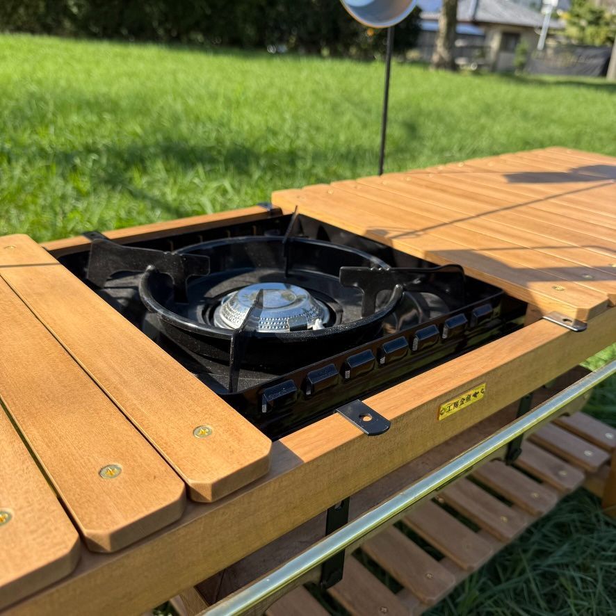 IGT対応 ウッドテーブル ラスティックパイン 真鍮 折たたみ キャンプテーブル IGT対応 ウッドテーブル ラスティックパイン 真鍮 折たたみ キャンプ