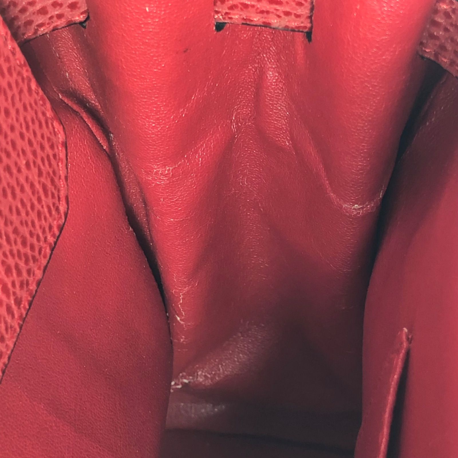  レザー トートバッグ レッド 南京錠付き トートバッグ バッグ