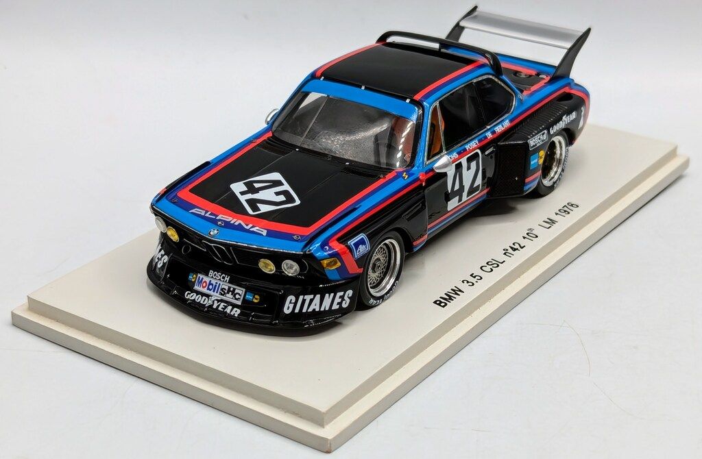 MINIMAX 1|43Sparkmodel BMW 3.5 CSL 42 10TH LM1976 S1568
