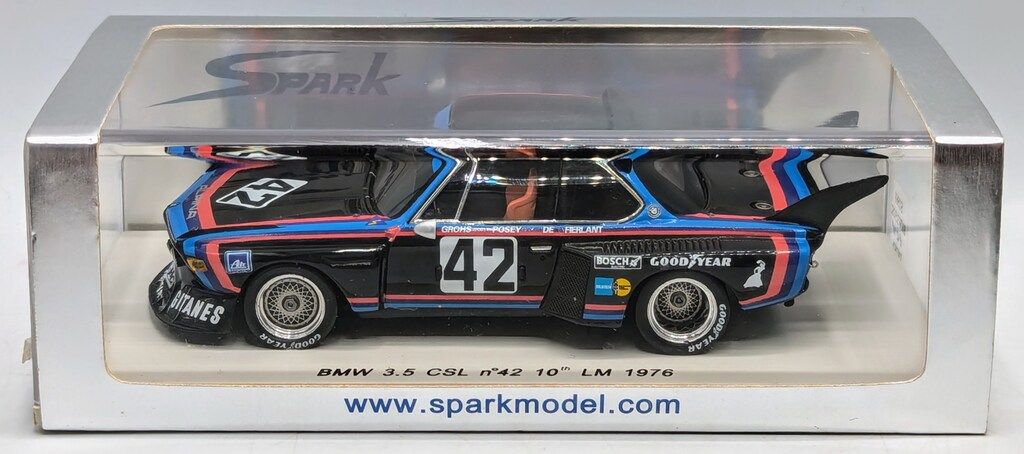 MINIMAX 1|43Sparkmodel BMW 3.5 CSL 42 10TH LM1976 S1568