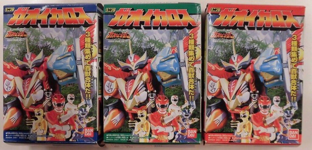 バンダイ ミニプラ|ガオイカロス 百獣戦隊ガオレンジャー 全3種セット ガオイカロス
