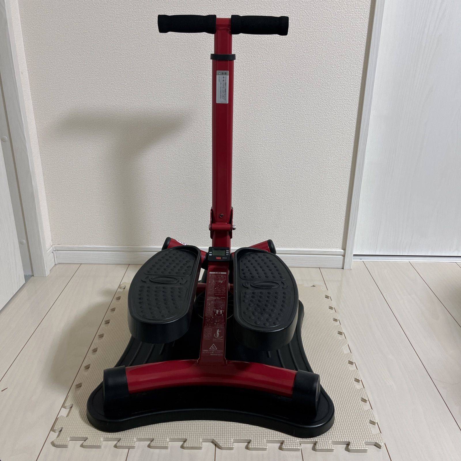 美品】健康ステッパー ナイスデイ 公式 NH-1R レッド 専用ハンドル付