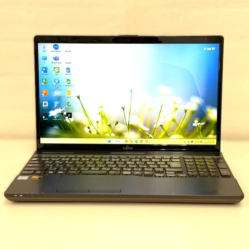 富士通⑫/corei7/SSD512GB/メモリ20GB/Windows11/ノートパソコン/DVD