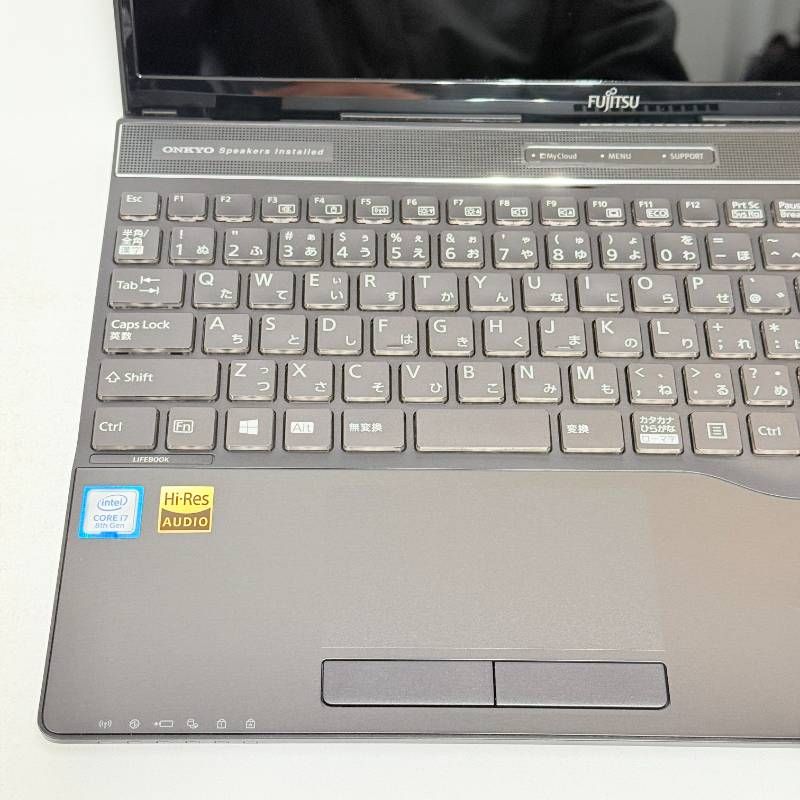 富士通⑫/corei7/SSD512GB/メモリ20GB/Windows11/ノートパソコン/DVD