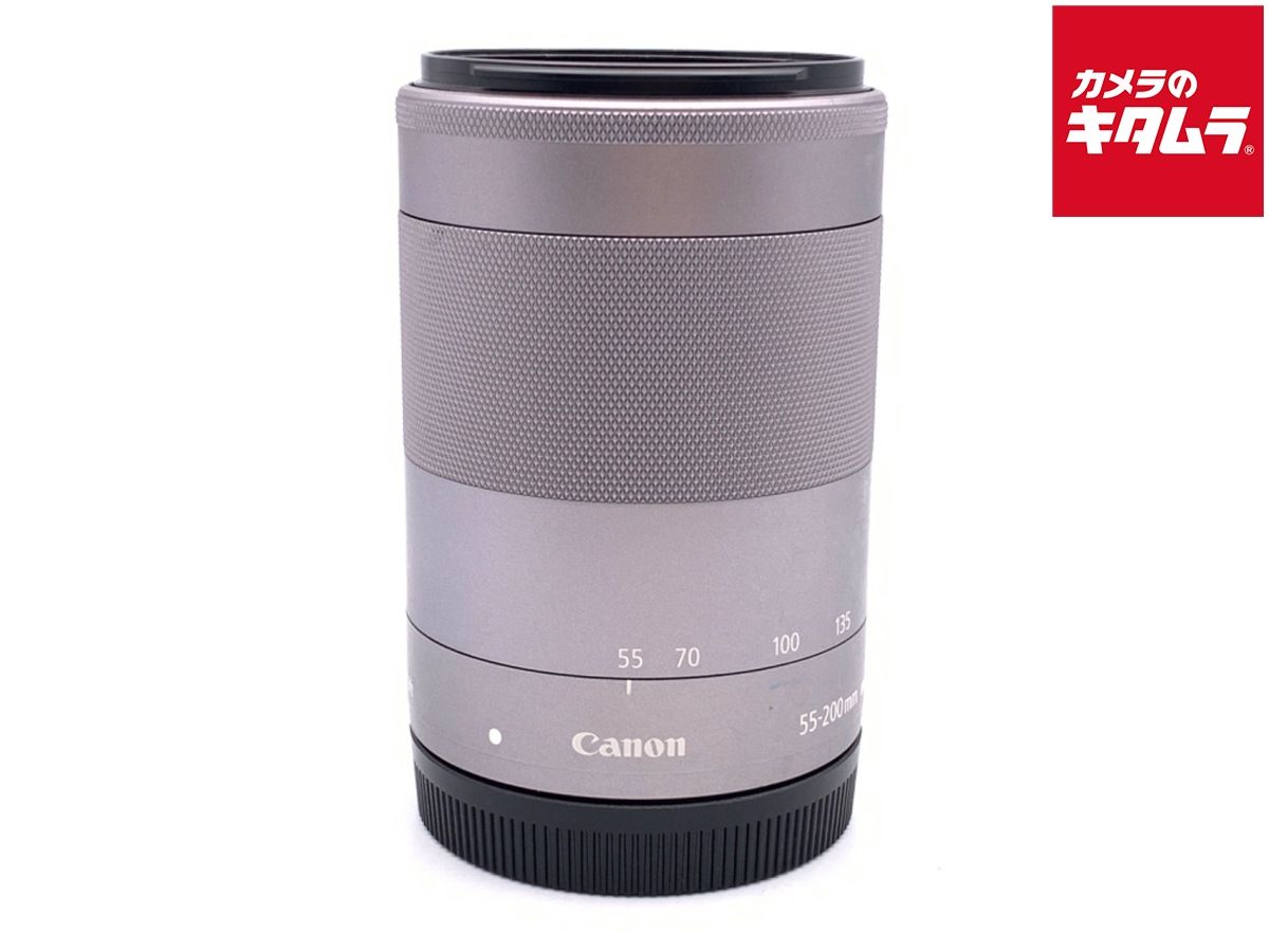中古】 【並品】 キヤノン EF-M55-200mm F4.5-6.3 IS STM シルバー