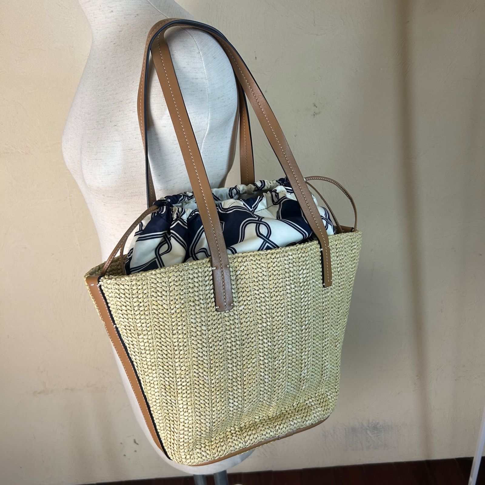 未使用タグ付き】MONCLER モンクレール トート 2WAY カゴバッグ