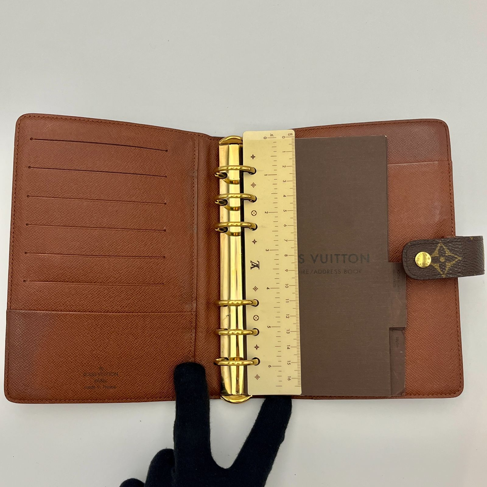 LOUIS VUITTON R20105 モノグラム アジェンダMM 手帳カバー SP0010