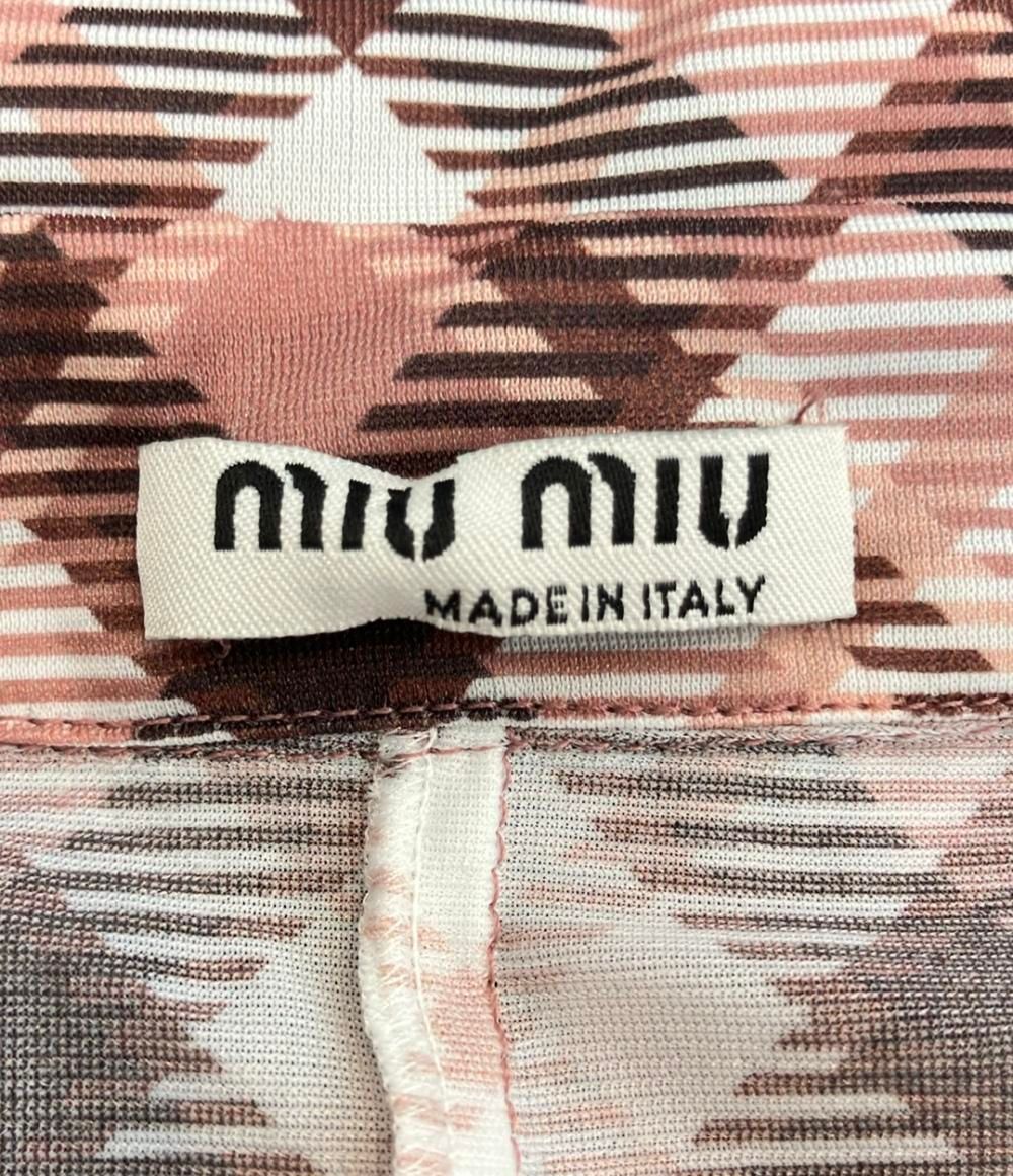 ミュウミュウ チェック柄