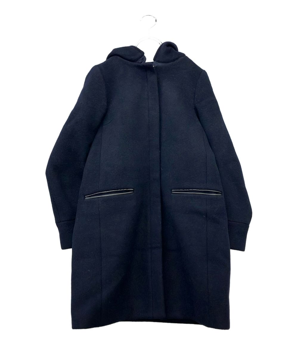 美品　IENA 二重織りシャルムフード付きコクーンコート　ウールコート セール】二重織りシャルムフードコクーンコート◇（その他アウター