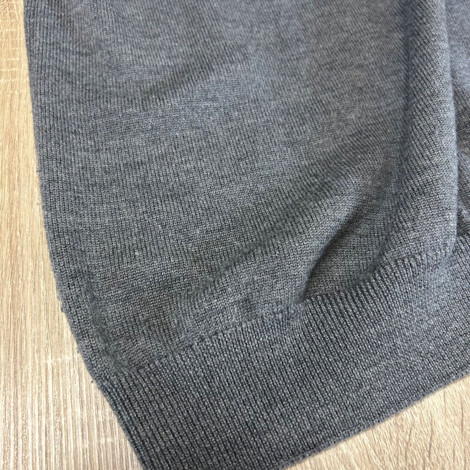 MONCLER モンクレールグレーニットセータートリコロールL