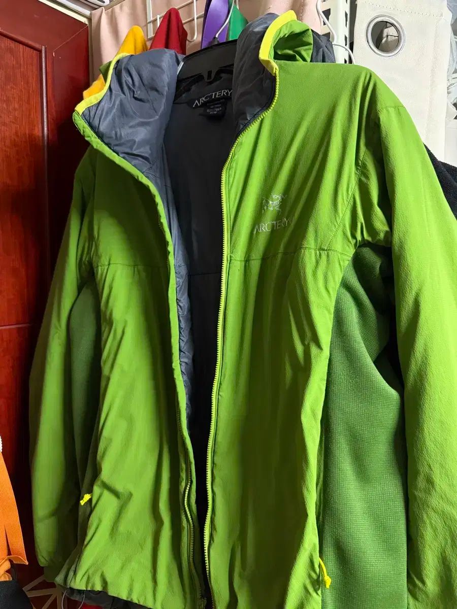 ARC TERYX アークテリクス ウィンドブレーカー グリーン 旧 Atom フーディー Mサイズ