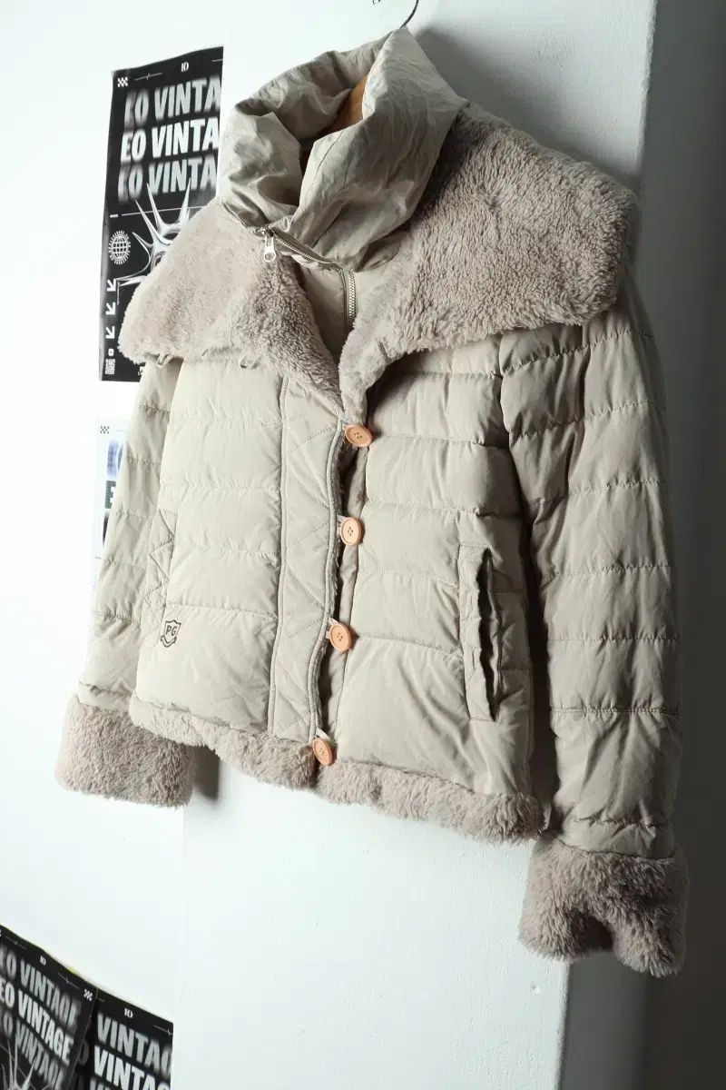 W S パーリーゲイツ ダウン アウター ジャケット ゴルフ グースダウン アイボリー-15B04