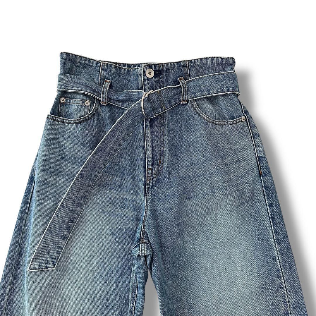 エーピーストゥディオ エブリデイアイライク 23AW ベルテッドジーンズ M 38 サイズ AP STUDIO EVERYDAY I LIKE